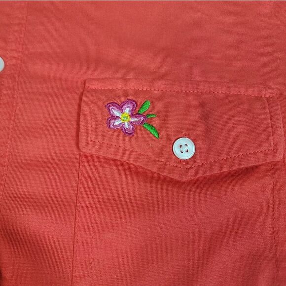 Criquet Mens Performance Player Golf Polo Shirt Size M Red Colonial Golf Club - Picture 6 of 11